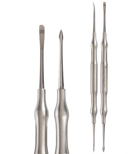 Queen  Doğrusal Oval-Ok Uç Periost Elevatörü KRAMER-NEVINS FIG-1 2 5Mm-3Mm 18Cm - QRAS2H174