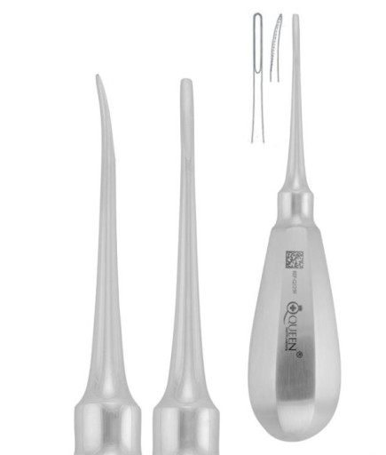 Queen+  Eğri Bien Elevatör Fig 0A 2Mm 13Cm - 330-073-000A
