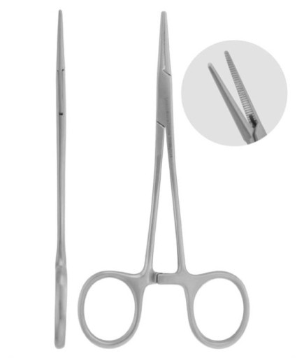 Savana  Düz Hemostat (Klemp) Halsted-Mosquito 12Cm - SHF006