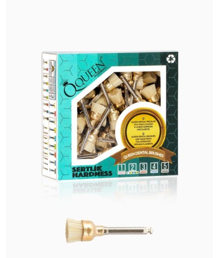 Q-NTR-7MM Naturel Domuz Kılı Polisaj Fırçası 7Mm.