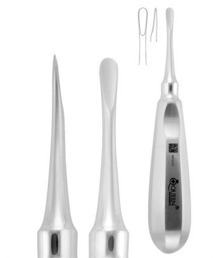 Queen+  Düz Lüxatör Elevatör Lüxatör 5Mm 12 5Cm - 330-041-004