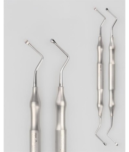 Queen  Z Açılı Lucas Cerrahi Küret LUCAS 2R-2L 18Cm - QBCUR3H130