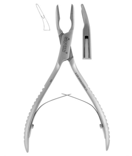 Queen+  Eğri Kemik Pensi FRIEDMAN 14Cm - Q-220-2635A
