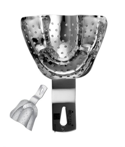 Queen+  Üst Ön Dişli Arka Dişsiz (Kenedy) Ölçü Kaşiğı Fig- 4 11Cm - 410-008-003