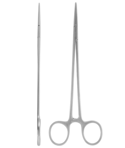QHF023 Düz Hemostat (Klemp) Halsted 18,5Cm