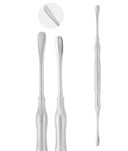 Queen  Doğrusal Künt Oval-Künt Oval Periost Elevatörü FREER 5Mm-4 5Mm - QRAS0H047