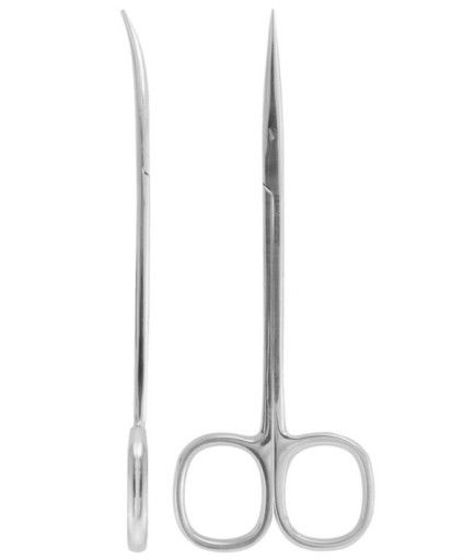 Queen  Eğri Cerrahi Makas Reynold-Jameson 14Cm - QSCS044