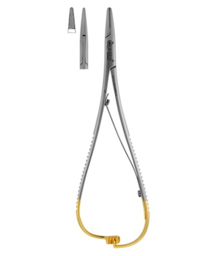 Queen+ TC Tungsten Carbide Düz Avuç İçi Portegü MATHIEU 17Cm - TCF.13.17M
