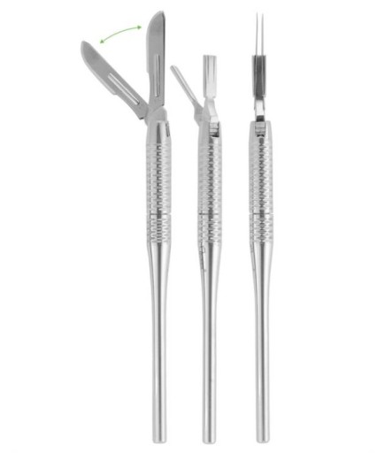Queen  Ayarlanabilir Bistüri Sapı 16 5Cm - QBH039