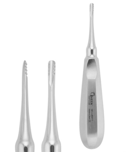 Queen  Düz Tırtıklı Elevatör Lindo-Levian 4 5Mm 15Cm - QELLL005