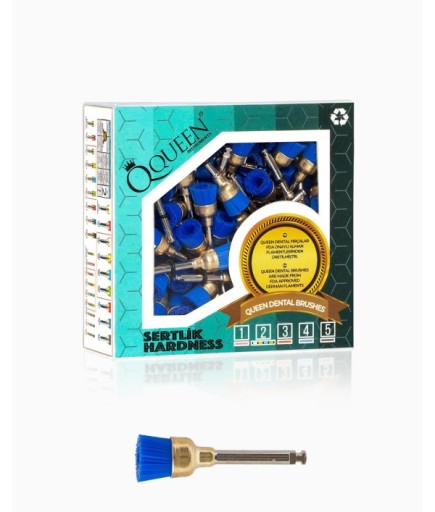 Q-BLU-7MM Mavi Sert (Sertlik:4) Polisaj Fırçası 7Mm