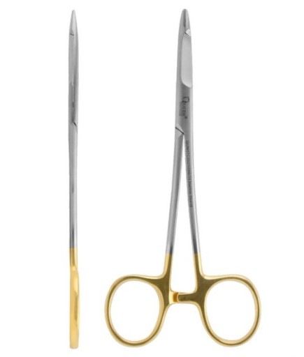 Queen TC Tungsten Carbide Düz Makas Portegü Hegar-Olsen 14 5Cm - QUNHTC002