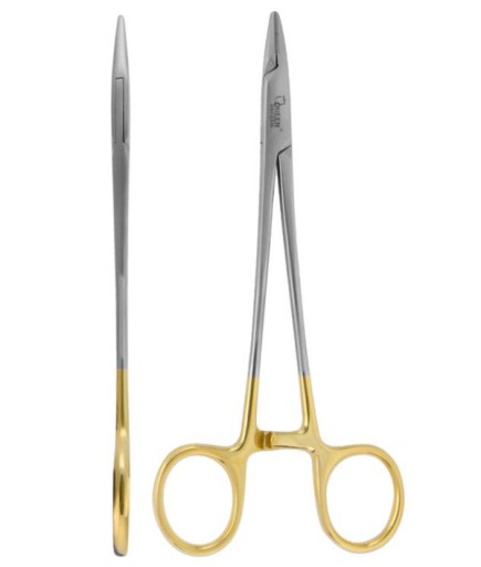 Queen TC Tungsten Carbide Düz Makas Portegü Hegar 16Cm - QUNHTC013