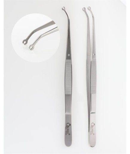 Queen  Açılı Sütür Atma Penset 16Cm - QTP038