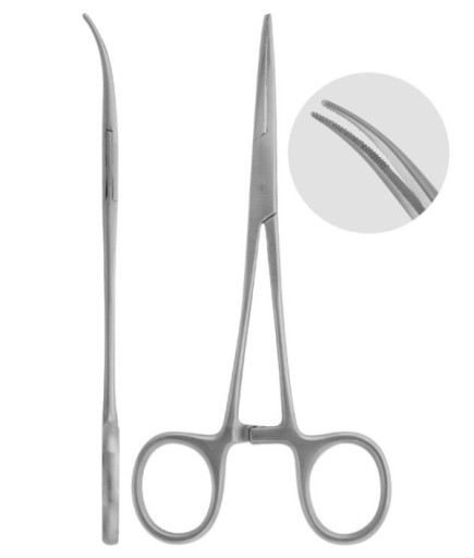 Savana  Eğri Hemostat (Klemp) CRILE 14Cm - SHF018