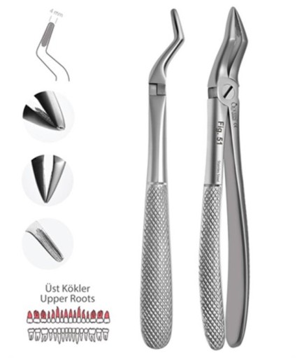 Queen  Üst Kök Davyesi Fig- 51 4Mm 17Cm - QEFUR110