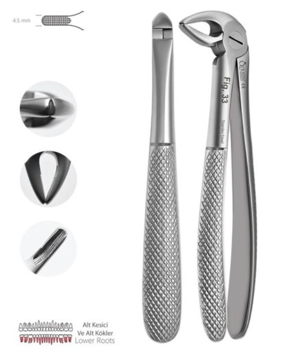 Queen  Alt Kesici Davyesi Fig- 33 4 5Mm 14Cm - QEFLR143