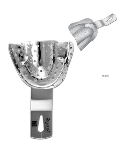 Queen+  Üst Ön Dişli Arka Dişsiz (Kenedy) Ölçü Kaşiğı Fig- 2 10Cm - 410-006-001