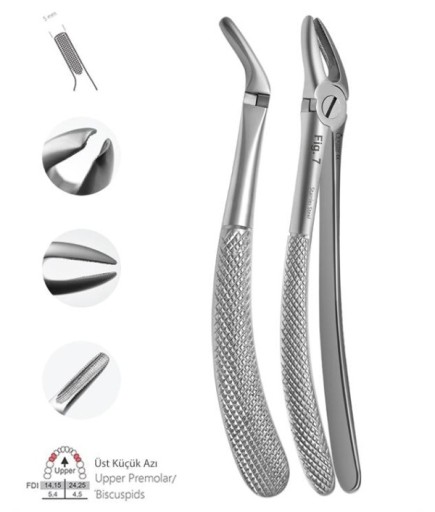Queen  Üst Premolar Davyesi Fig- 7 4 75Mm 16 3Cm - QEF054