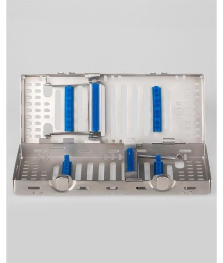 Queen Silikon Tutamaçlı Sterilizasyon Kaseti 9Cm-20Cm-4Cm 8 Aletlik - QCAS027