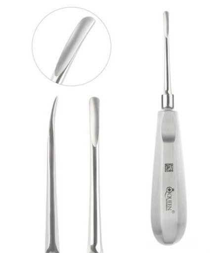 Queen+  Eğri Bien Elevatör Bein Fig2a 4Mm 16Cm - 330-075-002A-LH