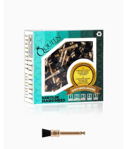 Q-BLC-5MM Siyah Çok Sert (Sertlik:5) Polisaj Fırçası 5Mm.