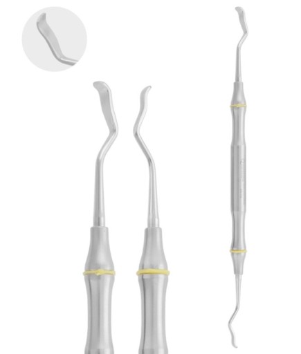 QBSC2H007 Kemik Kazıyıcı, Toplayıcı 4,5Mm/2,5Mm 18Cm