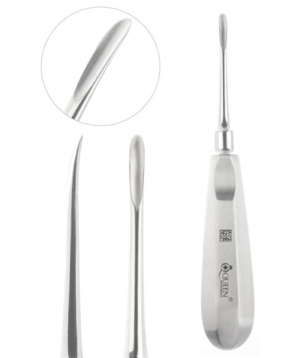 Queen+  Eğri Bien Elevatör Bein Fig2a 4Mm 16Cm - 330-078-002A-LH