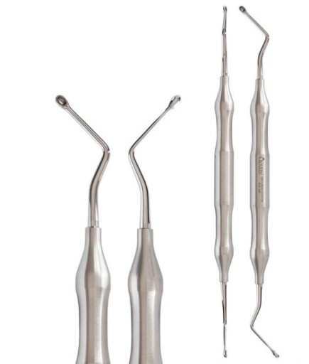 Queen  Doğrusal Kaşık Cerrahi Küret MARTINI 14Cm - QBCUR019