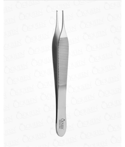 Queen  Düz Dişli Penset Adson 2Mmx1mm 12Cm - QTP121