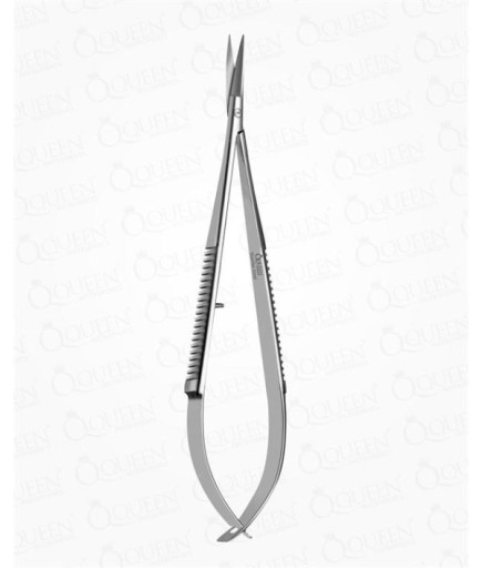 Queen  Eğri Cerrahi Makas Castroviejo 16Cm - QMSCS021