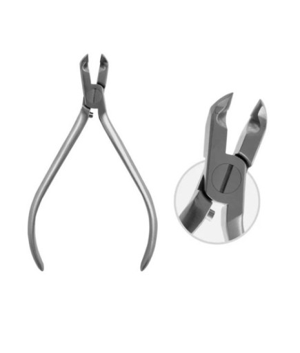 Queen+ Sert Çelik Açılı 45 Derece Braket Sökme Pensi 12Cm - 420-092-012