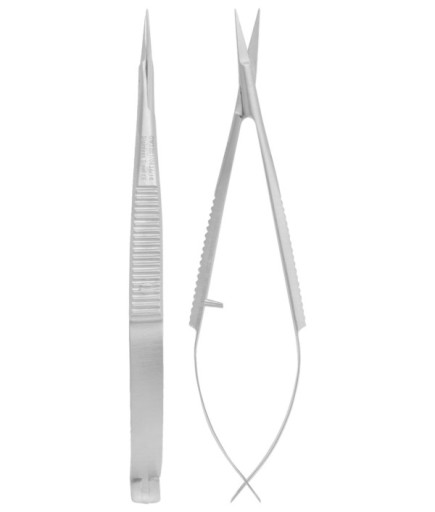 QMSCS001 Düz Cerrahi Makas Castroviejo 11Cm