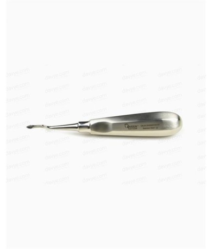 Queen  20 Yaş Dişleri L Bayonet Distal Ok Uçlu Elevatör Bernard 4Mm 15Cm - QELB12H030