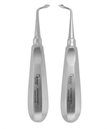 Queen  Sağ-Sol Ok Uçlu Elevatör Seti Bernard 4Mm 15Cm 2 Parça-Pkt- SET00001