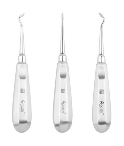 Queen+  Ok Uçlu Elevatör Seti 4Mm 16Cm 3 Parça-Pkt- SET00036