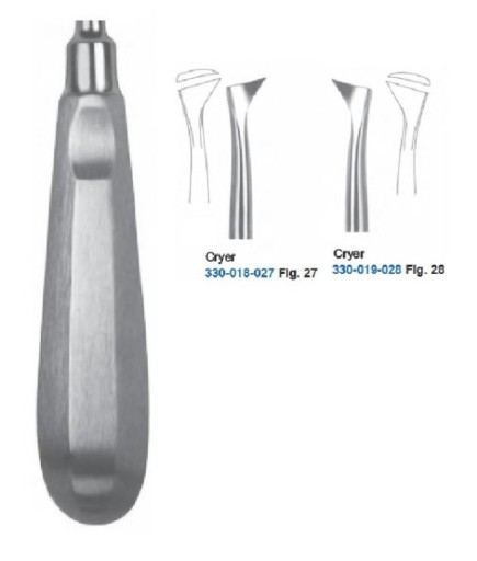 Queen+  Sağ-Sol Cryer Elevatör Seti 16Cm 2 Parça-Pkt- SET00043