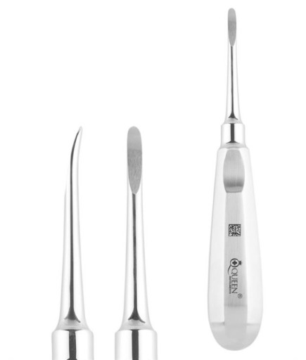 Queen+  Eğri Lüxatör Elevatör Lüxatör 4Mm 16Cm - 330-078-002A-LH-REV