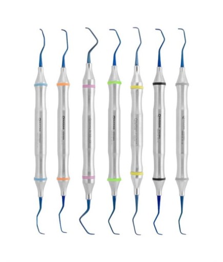 Queen  Titanyum Kaplama Küret Seti 17Cm 7 Parça-Pkt- SET00010