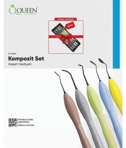 Queen  Titanyum Kompozit Aleti 17 5Cm 5 Ad--Kaset - Q8005500