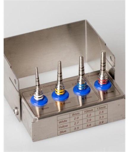 Queen  Kemik Genişletme Frezi Bone Expender Set 4 Ad--Kaset - QSET4BEX002