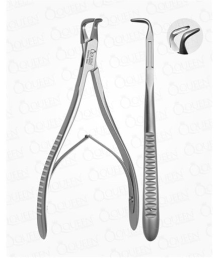 Queen  Açılı 90° Kemik Pensi FRIEDMAN 15Cm - Q350-008