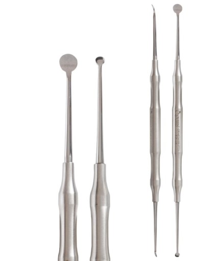 QRAS2H156 Doğrusal Oval/Oval Periost Elevatörü Molt 6Mm/2,7Mm 19Cm