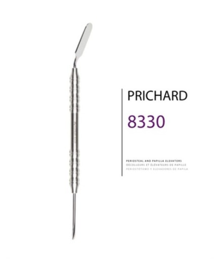 Kohler  Doğrusal Oval-Dikdörtgen Periost Elevatörü PRICHARD - 8330