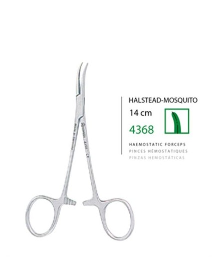 Kohler  Hemostat (Klemp) Halsted-Mosquito 14Cm - 4368