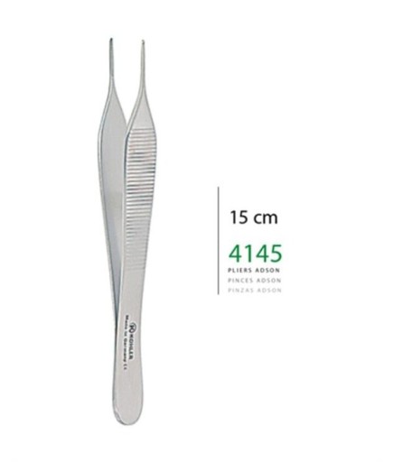 Kohler  Dişsiz Penset Adson 15Cm - 4145
