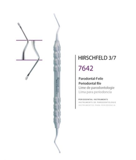 Kohler  Periodontal Eğe Hirschfeld No-3-7 - 7642