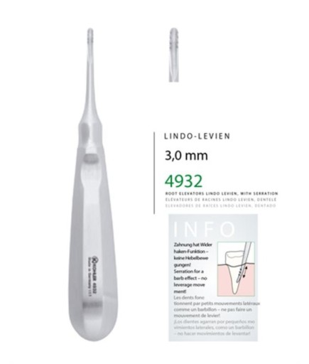 Kohler  Düz Tırtıklı Elevatör LINDO-LEVIEN 3Mm - 4932