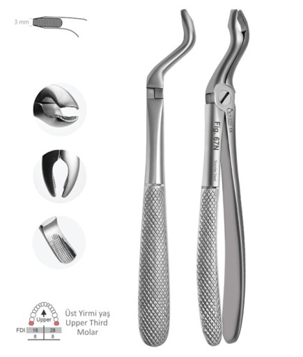 QEF233 Üst 20 Yaşlar Davyesi Fig. 67N 3Mm 17Cm