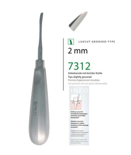 Kohler  Eğri Lüxatör Elevatör LUXCUT - 7312